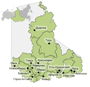 Карта региона